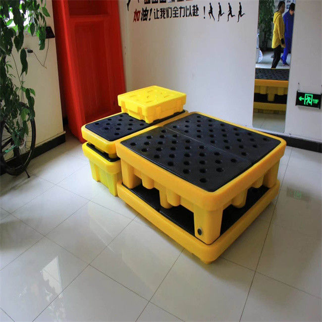 10000 Shots HDPE Roto Molded Plastic Pallets Single Faced 70L